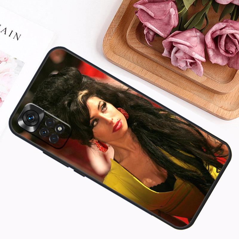 

Amy Winehouse Case For Xiaomi Redmi 12C 10C 9A 9C 9T Redmi Note 12 Pro 8 9 10 11 Pro 11S 10S 12S Cover Redmi Note 10S