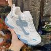 Fashion Fashion Mix Color Breathable Mesh Chunky Sneakers Women Summer Thick Bottom Height Increase Shoes Casual Sport Sneaker Women