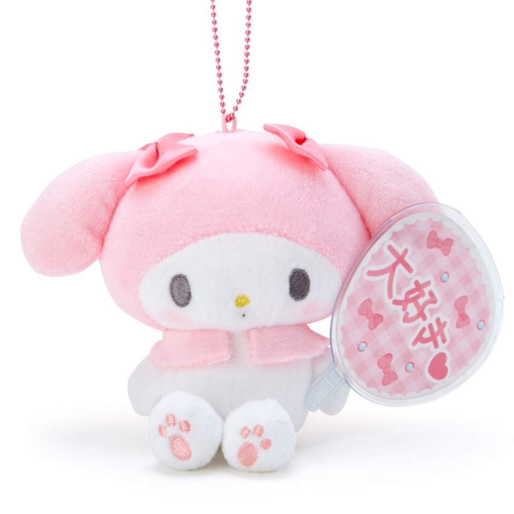 Sanrio My Melody Fan Mascot Holder (Enjoy Idol)