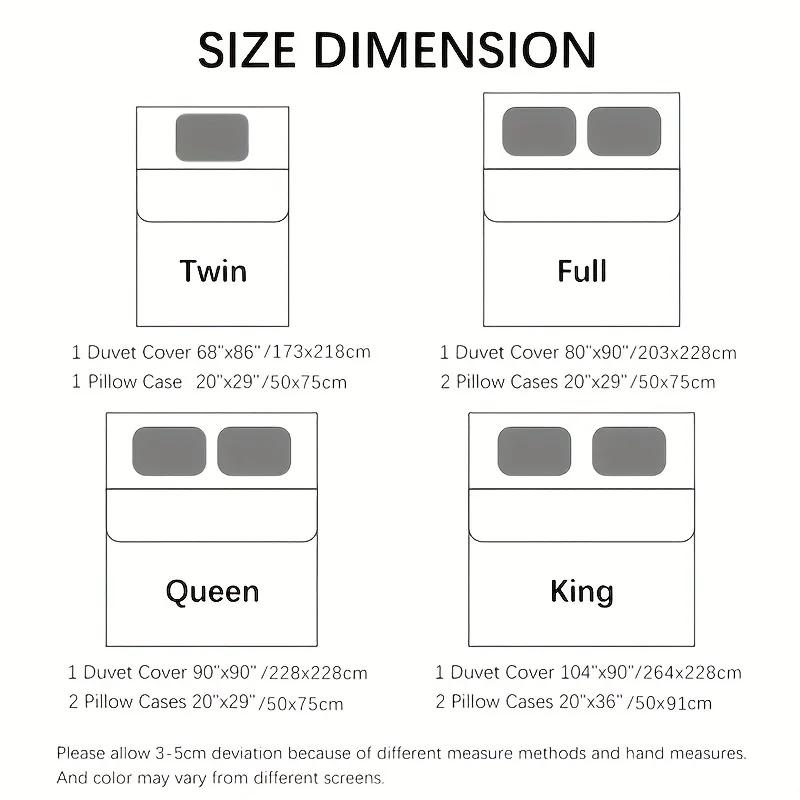 3D Psykedelisk Blomstermønstret Dynetrekksett Abstrakt Blomsterprint Sengetøy for og Soveromsdekor Inkluderer Dynetrekk og Putetrekk