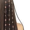 Metal Construction Dreadlock Hair Beads Hollow Out Design Multi Style Hair Braiding Cuffs Clip On Loc Hair Jewelry Girls Hair