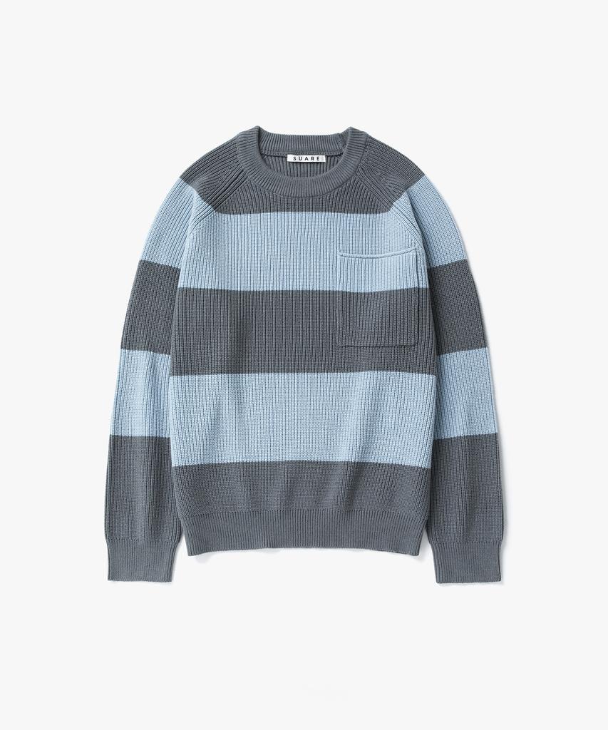 SUARE Striped Washable Cotton Round Knit - 4 Colors