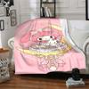 1pc Moon Princess blanket Lightweight Flannel Throw for Sofa Bed Travel Camping Livingroom Office Couch Chair