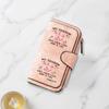 Floral and Paw Print Long Wallet, Multifunctional Portable Coin Purse with Clasp, Suitable for Daily Commuting, Large-capacity Clutch Bag, Fun