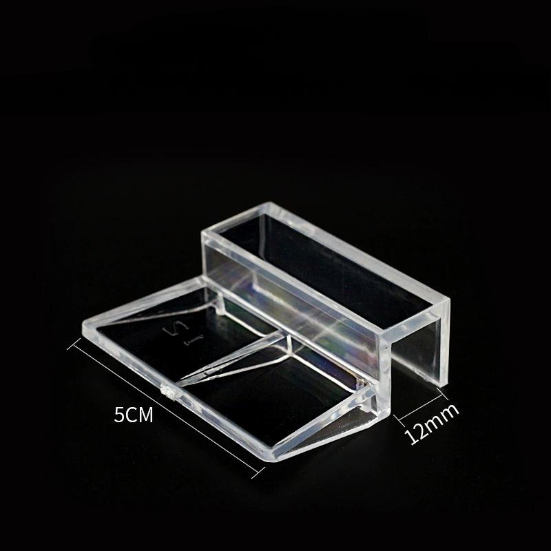 

4 шт. держатель для крышки аквариумного стекла, акриловые зажимы для крышки аквариума, опорный кронштейн для безободкового аквариума