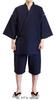 Watano Sato Kurume Chijimi Weave Jinbei (Japanese Summer Kimono) - Made Entirely In Japan. Sizes S/M/L/LL/3L. A Practical and Stylish Father's Day Gif