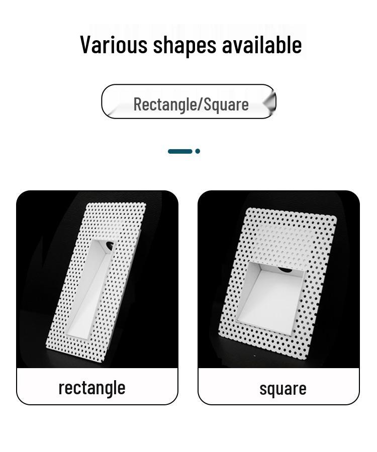 Recessed Frameless LED Stair and Corridor Light
