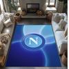 Napoli FC Wzór Piłkarski Miękki Dywanik Obszarowy Antypoślizgowy Dywanik Podłogowy Wewnętrzny Mata Dekoracyjna Sportowa do Sypialni