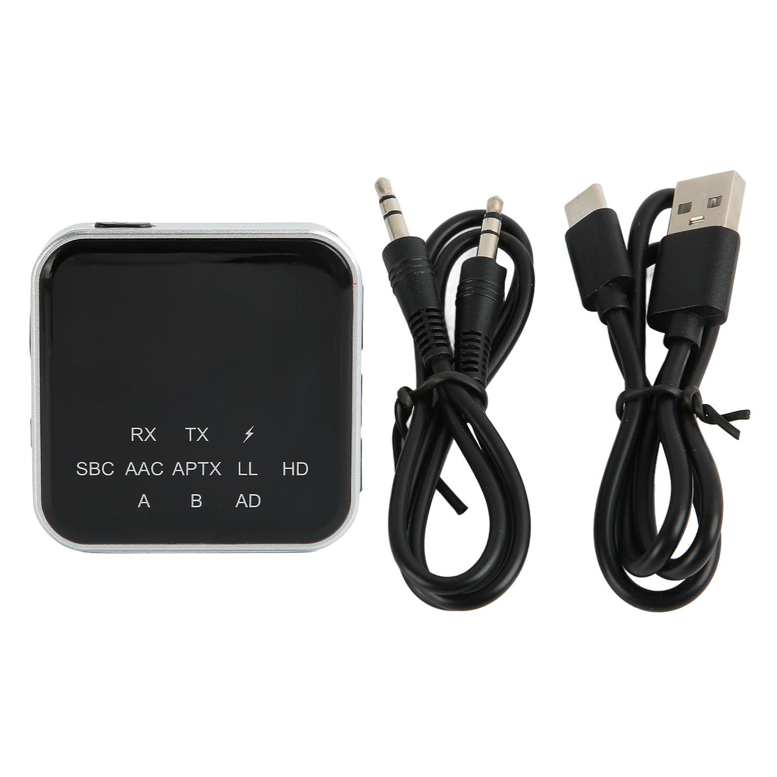

Bluetooth Transmitter Receiver Multifunction Low Latency 2 in 1 Bluetooth Adapter with 3.5mm AUX
