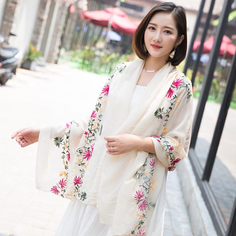 Jarní/Léto nový dámský hedvábný šátek 90 * 180 cm Simulovaný čtvercový šátek z hedvábného kepru Módní velký čtvercový šátek s potiskem Profesionální šátek