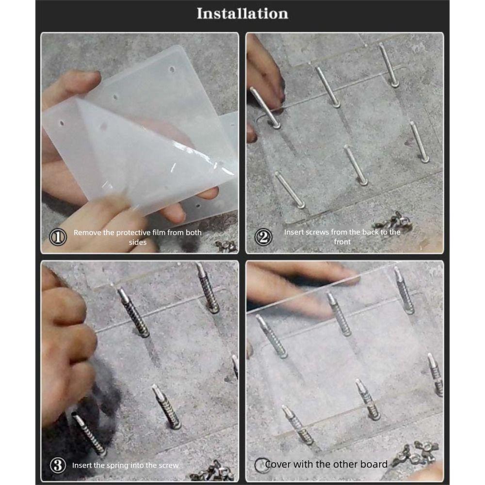 Flatten Tool Card Press Tool No Damage Transparent Card Correcting Device Repairing Device Acrylic Card Bending Corrector