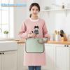 Anti-fouling Long Sleeved Apron Comfortable Water Resistant Apron Catering Work Clothes  BBQ