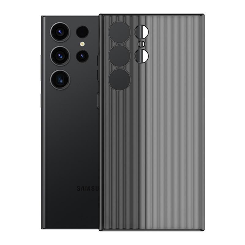Applicable to Samsung S26Ultra mobile phone case corrugated grating magnetic suction S25Ultra ice mist anti-drop S24 protective case