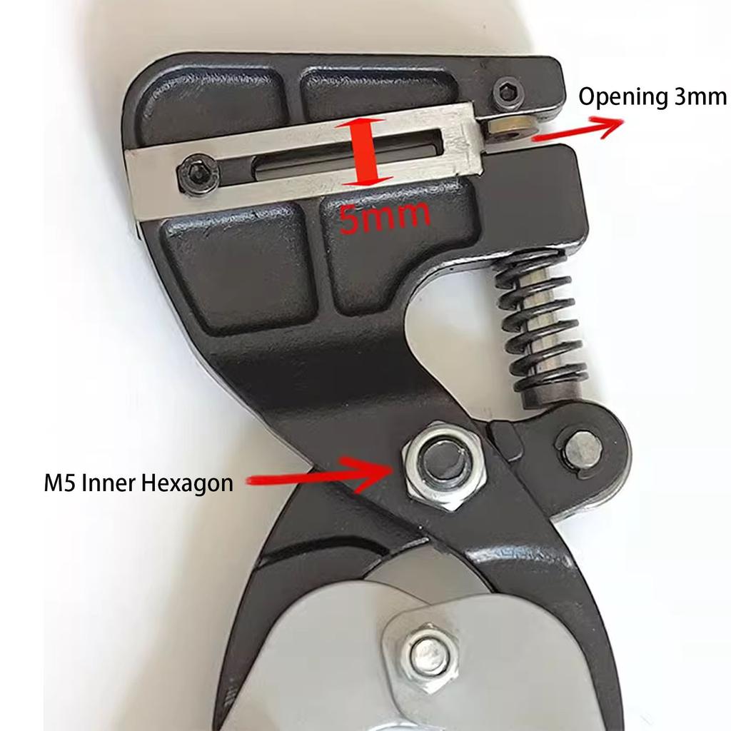 Metal Hole Punching Pliers, Stainless Steel Advertising Luminous Letter Iron Sheet Aluminum Edge Punching Circular Hole Opener