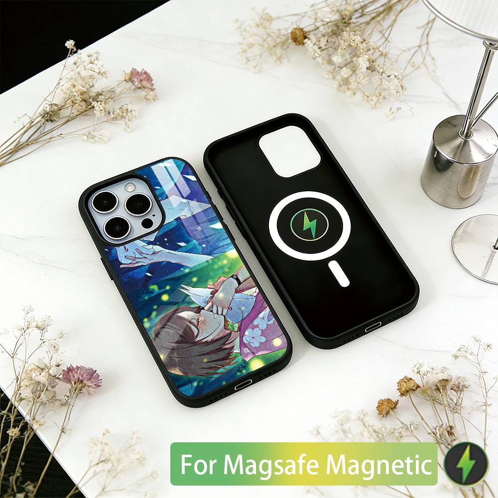 Hotarubi No Mori E Phone Case For iPhone17,16,15,14,13,12,11 Plus,Pro Magnetic For Magsafe Wireless Charging