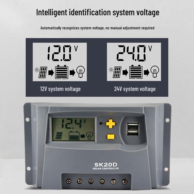 Smart Solar Charge Controller 12V/24V