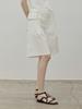 Le Studio Mini Pocket Modern Half-Length Pants Ivory