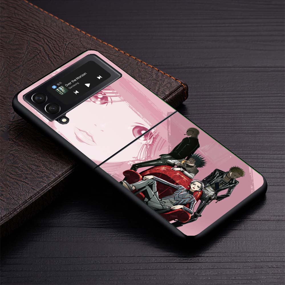 Nana Anime Na Na Girl Phone Case for Samsung Galaxy Z Flip6 5G Flip4 Flip5 Flip3 Black Cover Z Flip 6 5 4 3 PC Shell Coque Galax