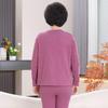 Women's Autumn Long-Sleeved Thermal Underwear Set with Cardigan