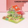 3D Paper Puzzle Montessori Miniature Houses Funny Carton Construction Models For Kids Handmade Educational Toys