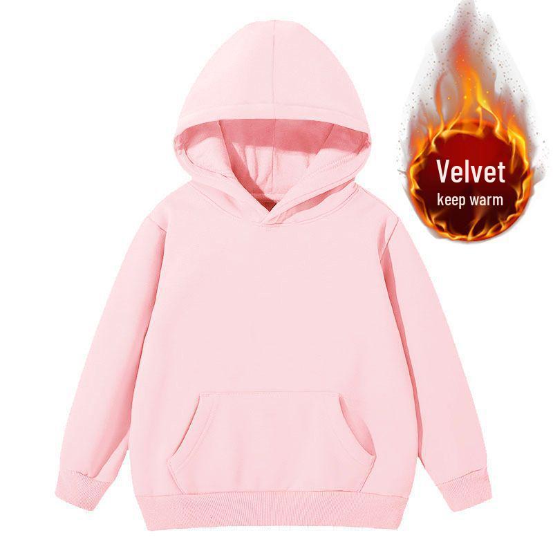 Kinder Kapuzensweatshirt: Individuelles Logo, Schul- und Teamuniform, reine Baumwollmischung für Jungen und Mädchen