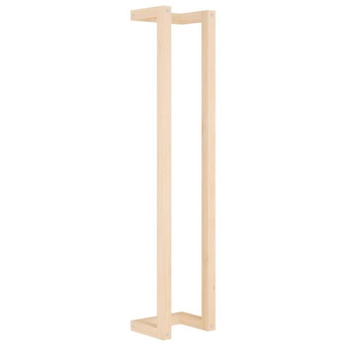 VidaXL Porte-serviette 23x18x110 cm Bois de pin massif 822402