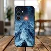 Snow Mountain Scenery Phone Silicone Case For Samsung S24,22,20,23,21,20 Ultra Plus Lite 5G Print Silicone  Cover