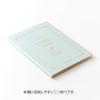 Midori Colored Message A4 with Light 33293006 Board, Size, Stickers, Bi-fold, Book-style, Blue,
