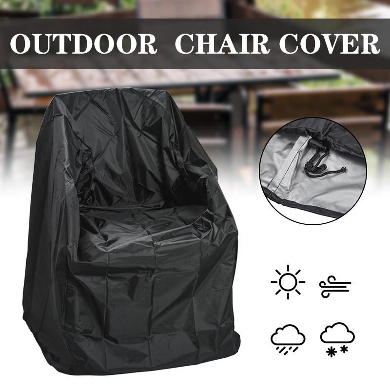 Stacked Chair Dust Cover Outdoor Garden Patio Furniture Protector Cover Storage Bag Waterproof Dustproof Chair Sofa Rain Cover