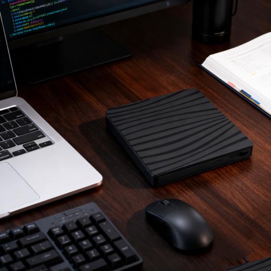 Yousheng Laptop External DVD Drive Portable High Speed Read Write Type-C USB 3.0 DVD RW VCD Compact Disc Burner Writer Player Desktop PC Accessories