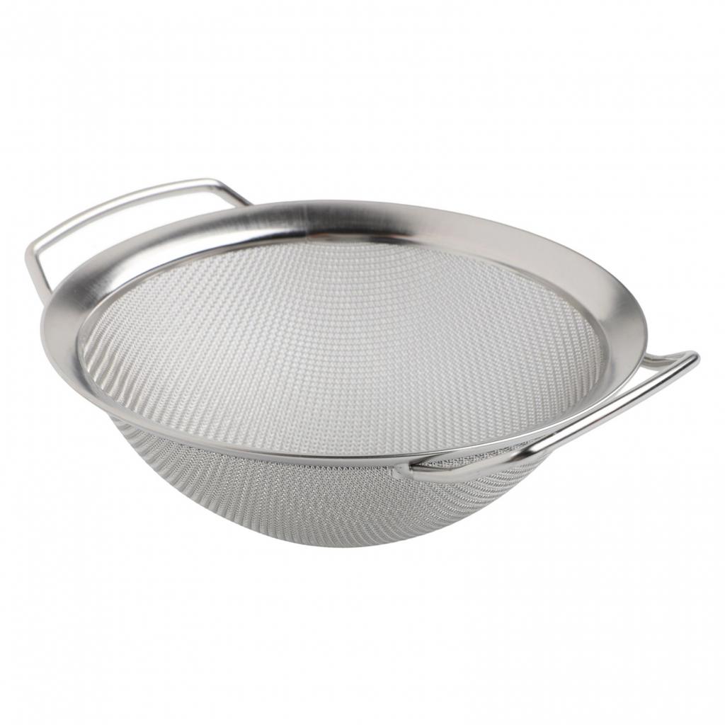 Easy To Clean Double Handle Fine Mesh Strainer Basket Stainless Steel