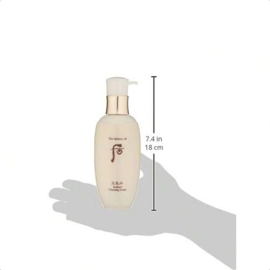 The History of Whoo Cheongidan Radiant Cleansing Foam 200ml | Detoxifies & Lifts Away Impurities While Comforting | Keep Skin Moisturized