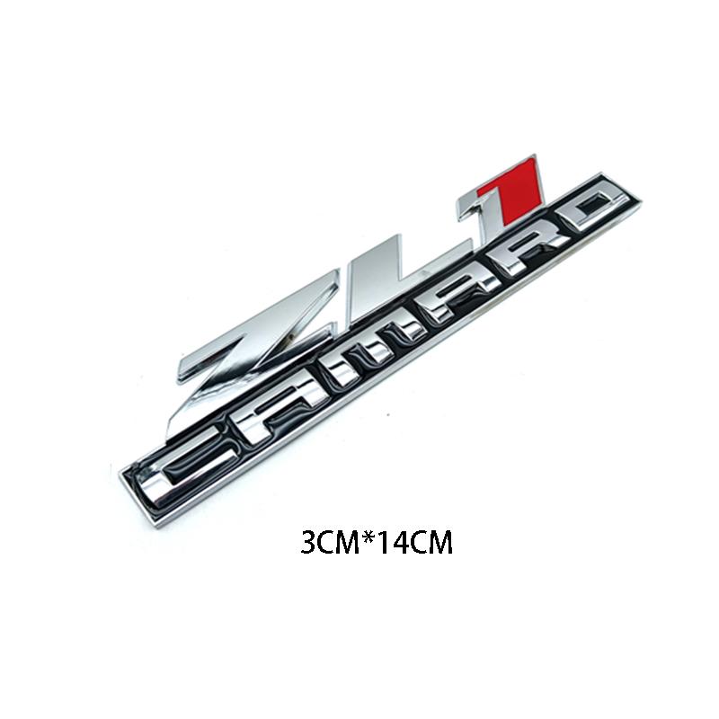 Metal ZL1 Grill Badge Car Rear Trunk Emblem ZL1 Decals Stickers Car Styling For Camaro Super Hornet Car Styling Auto Accessories