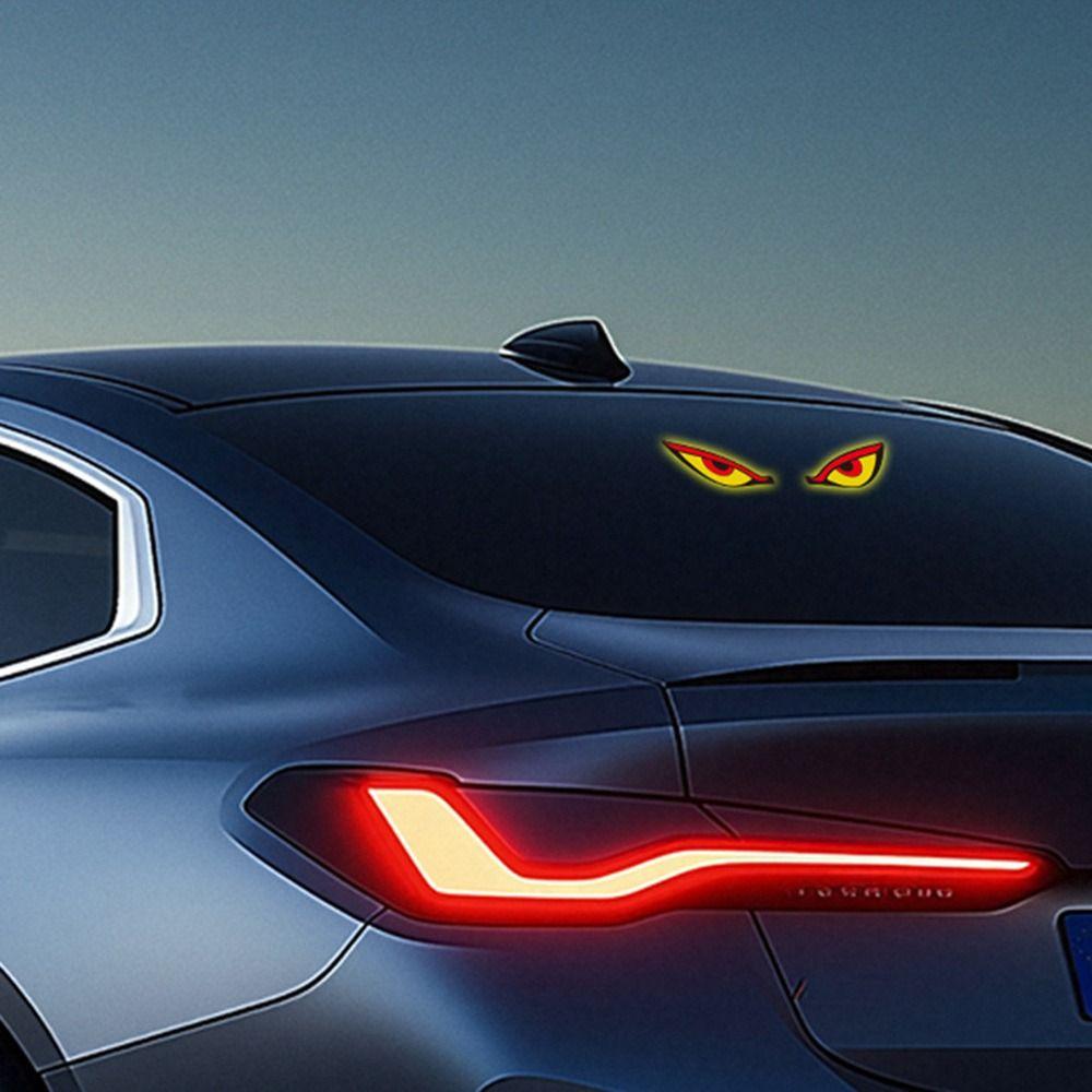 Suction Cup Solar Powered Car Neon Light Wireless Cool EYE Ambient Lights New Smart LED Lights