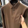 Men's Comfortable Long Sleeve Polo T-Shirt