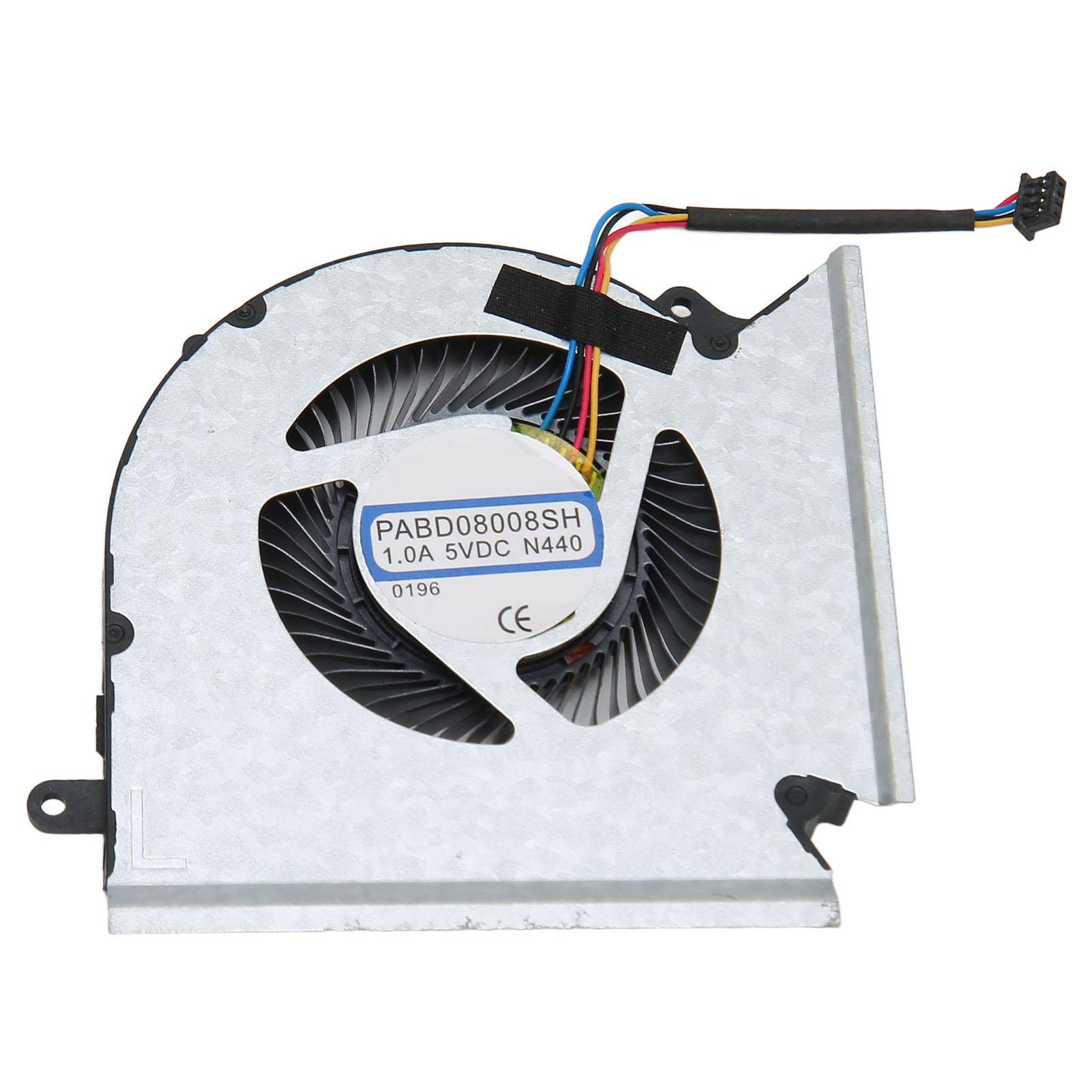 

CPU Cooling Fan Small Portable 4 Pin Power Connector Laptop CPU Cooling Fan Replacement for MSI