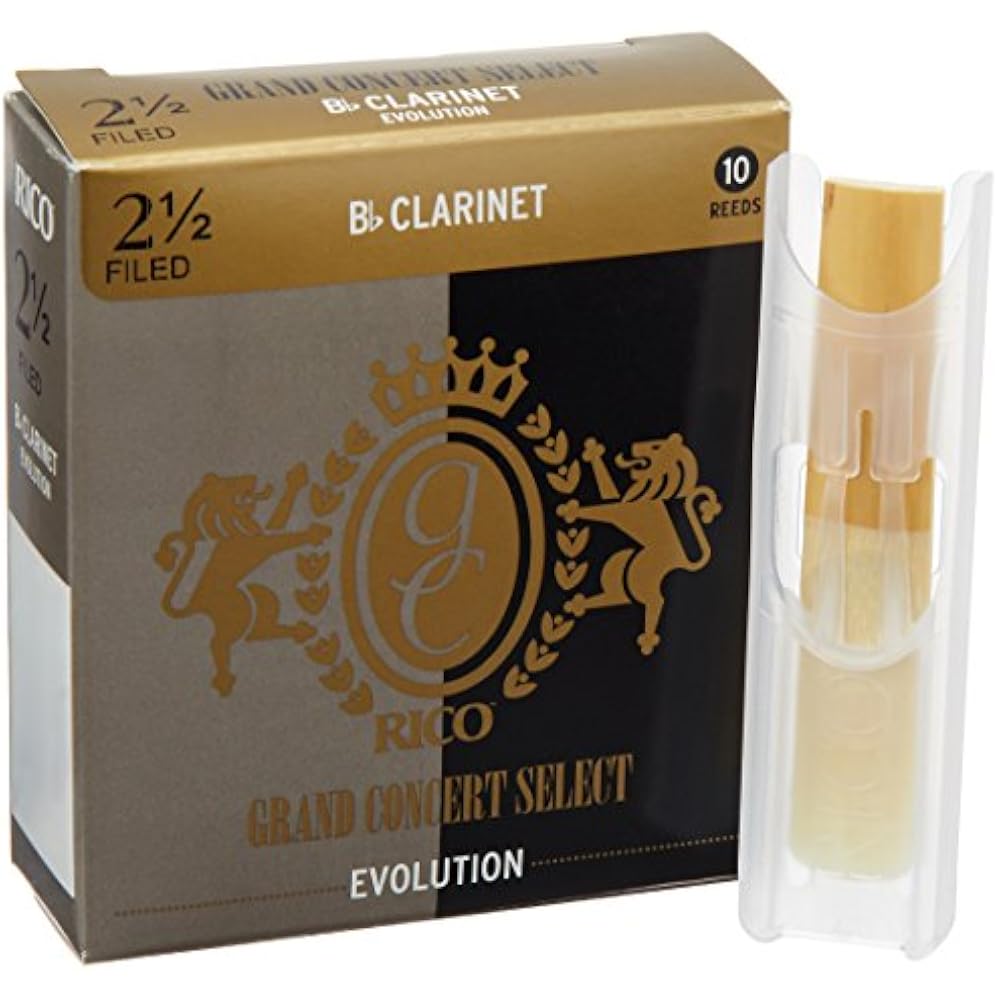 D'Addario WoodWinds Daddario Reed for Bb Clarinet Grand Concert SELECT EVOLUTION Filed EVF10BCL25...