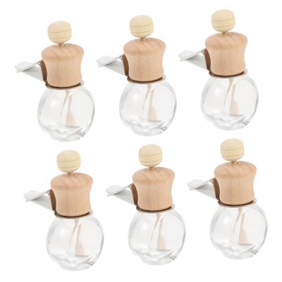 BEBEMOKO 6 szt. Klips zapachowy do samochodu Butelka do kratki wentylacyjnej Kratka wentylacyjna Pusta