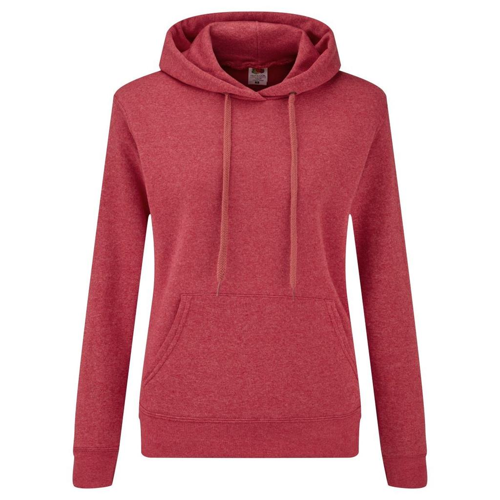 Fruit Of The Loom Ladies Lady Fit Hooded Sweatshirt / Hoodie