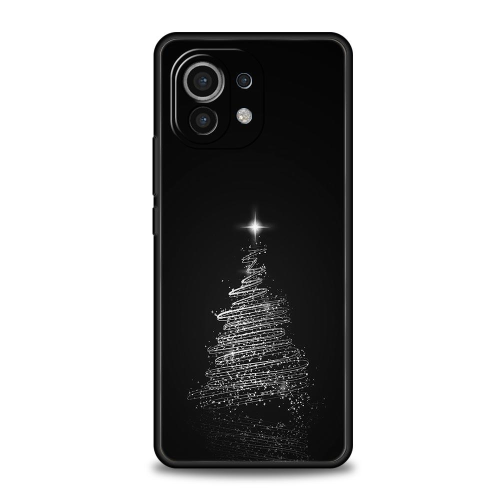 Phone Case For Xiaomi Mi 15 14 14T 13T 12T Pro 12 13 11 Lite 5G 11T X6 X5 Pro Soft TPU Cover Merry Christmas Tree