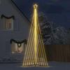 VidaXL Sapin de Noël à LED 789 LED blanc chaud 476 cm, lumière de Noël, lumière de Noël LED, lumière de Noël extérieure, 4016444