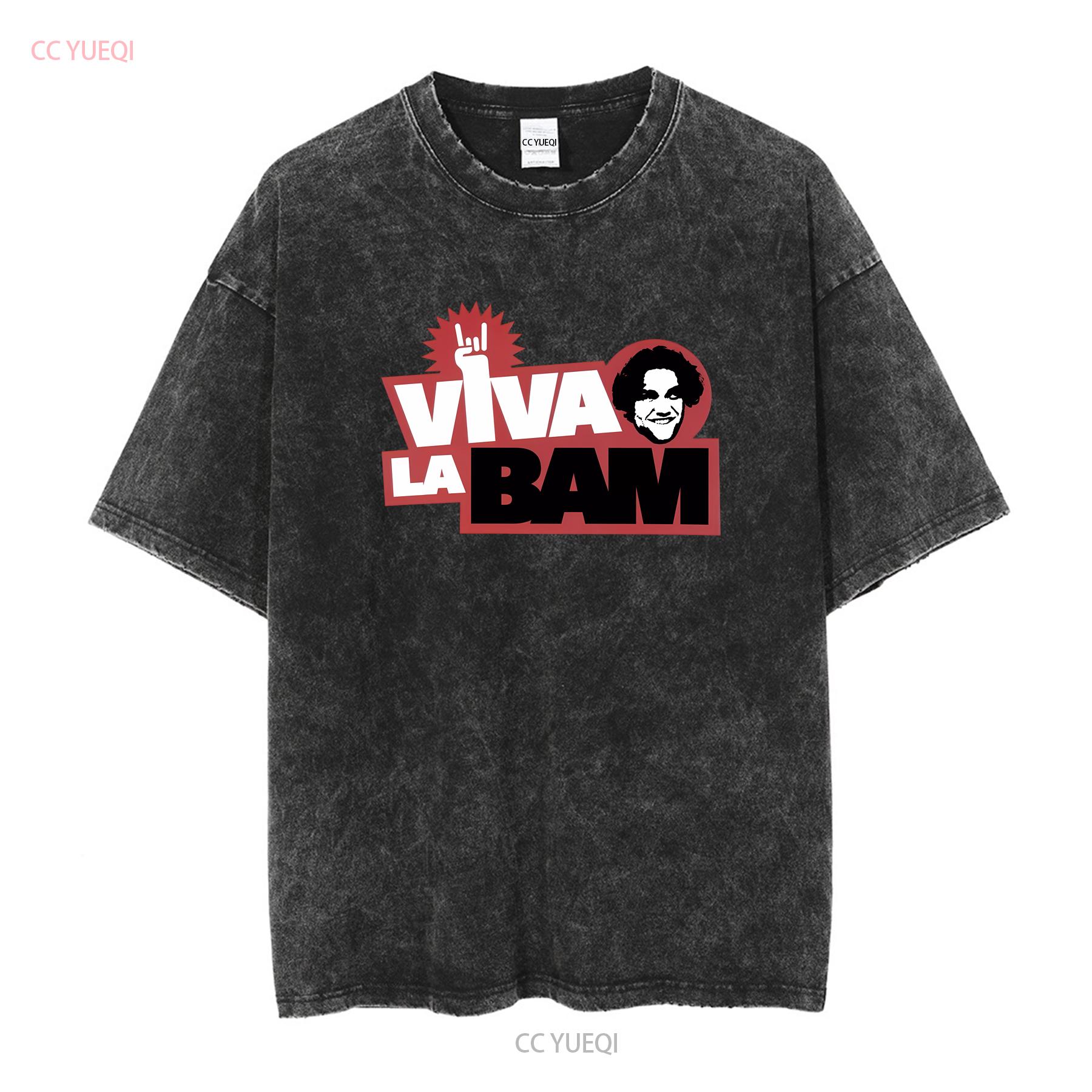 Vintage 2004 Viva La Bam Jackass MTV Margera Lizenziertes Offizielles T-Shirt Gr. M vintage Gewaschenes Grafik-T-Shirt Stylische Streetwear Leicht 3XL