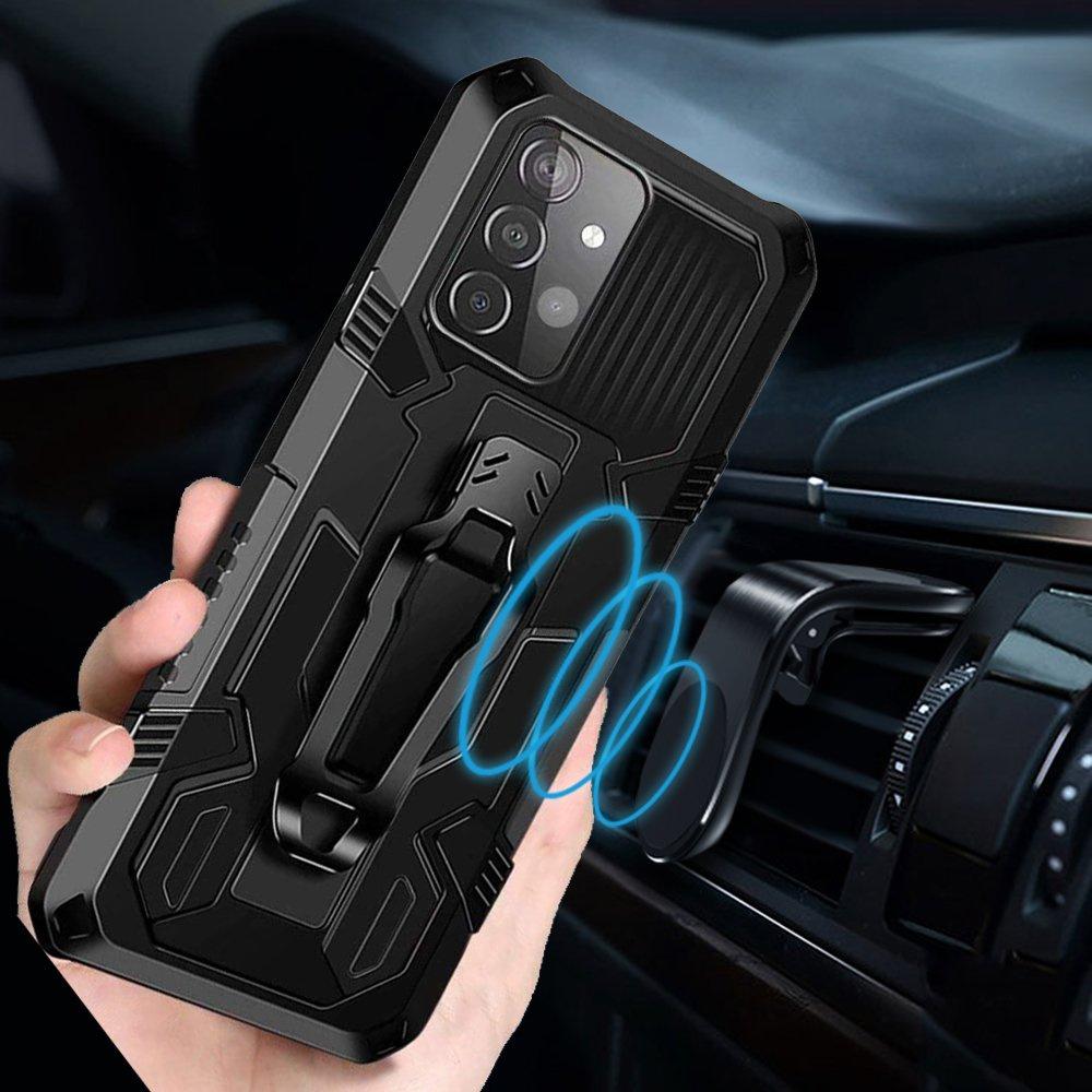 Hybrid KickStand case for Samsung Galaxy A72 5G / A72 LTE, Black