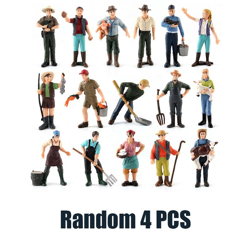 RC Farm Car Tractors Trailer 2.4G Rádio Controlado Carros Simulador de Fazenda Caminhão Miniatura Fazendeiro Animal Modelo Brinquedos Crianças Menino