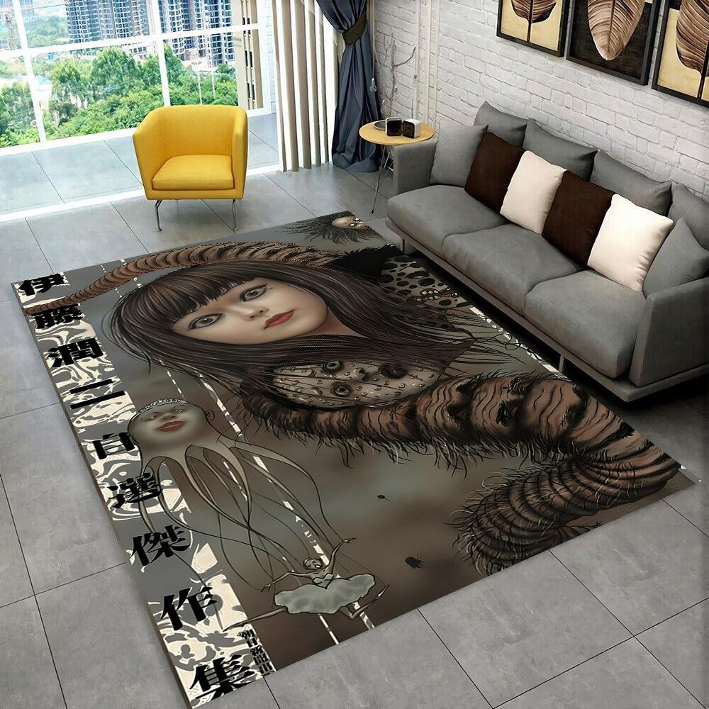 Horror Ito Tomie Kawakami Duch Kreskówkowy Dywanik Dywan do Salonu Sypialni Wystrój Domu, Dekoracja na Sofę Wycieraczka