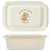 Skater Usamaru Storage Containers, 530ml X 2, Made In Japan, FCNN5W-A, Easy-to-Clean Grooveless, Microwave-Safe with Lid On