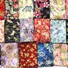Butterfly Gold Stamped Japanese Cotton Fabric for Cheongsam and Hanfu