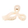 Hair Claw Transparent Bowknot Shape Anti-slip Teeth Hair Claw Lightweight Back Head Hair Clip Versatile Hair Accessory