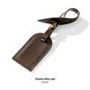 D-70 Leather Luggage Tag for LV Montaigne Bag – Old Flower Design, Travel Tag Replacement, Color Change Option.