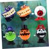 1 Set 6pcs Jumping Toys Halloween Baby Toys Baby Toys Wind Up Toy Jumping Toy Halloween Toy Baby Halloween Toys Halloween Toys for Toddlers